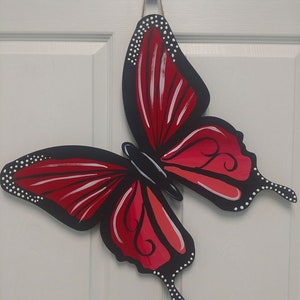 Butterfly door hanger