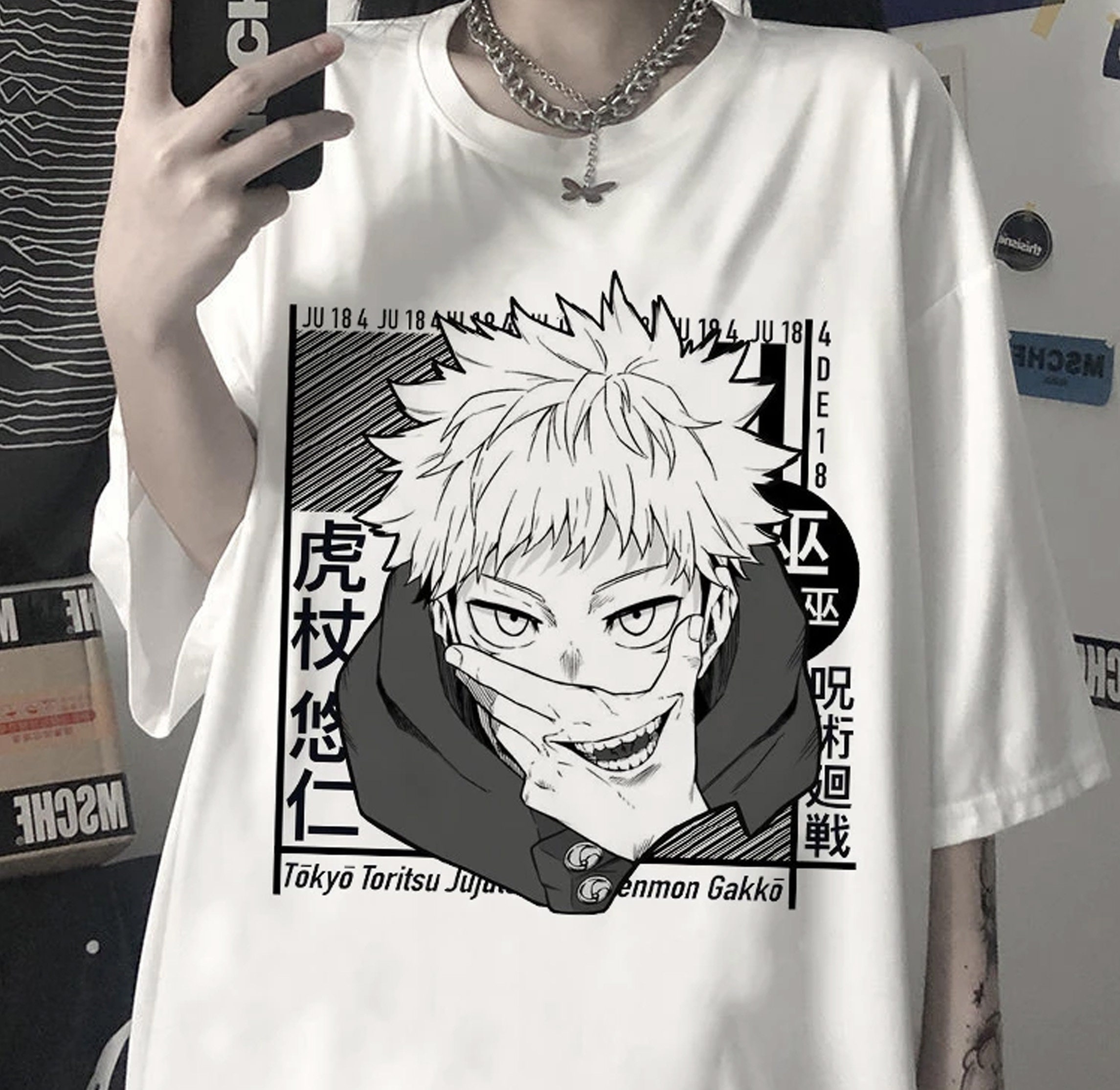 Discover Jujutsu Kaisen Itadori Yuji Japanisches Anime T-Shirt