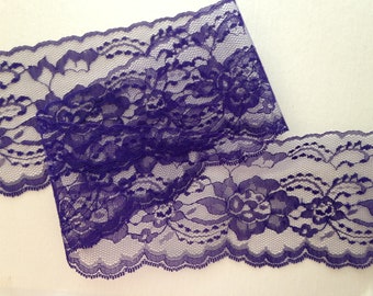 Deep Purple 1//2 INCH LACE 5 yards