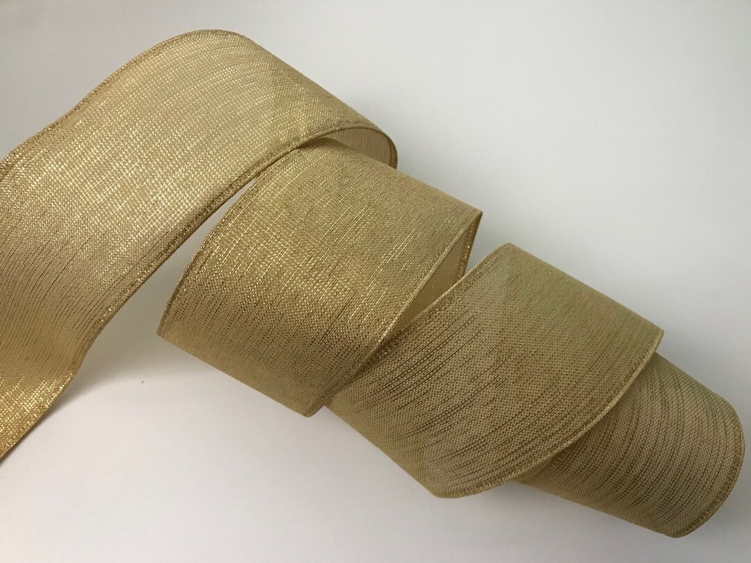 Metallic Gold Ribbon, 2 1/2
