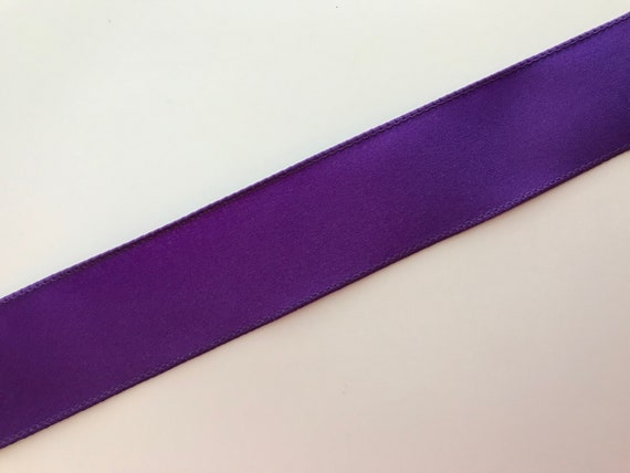 Purple Ribbon, 1 1/2 Wide, Wired Ribbon for Wreaths, Bows, Gift