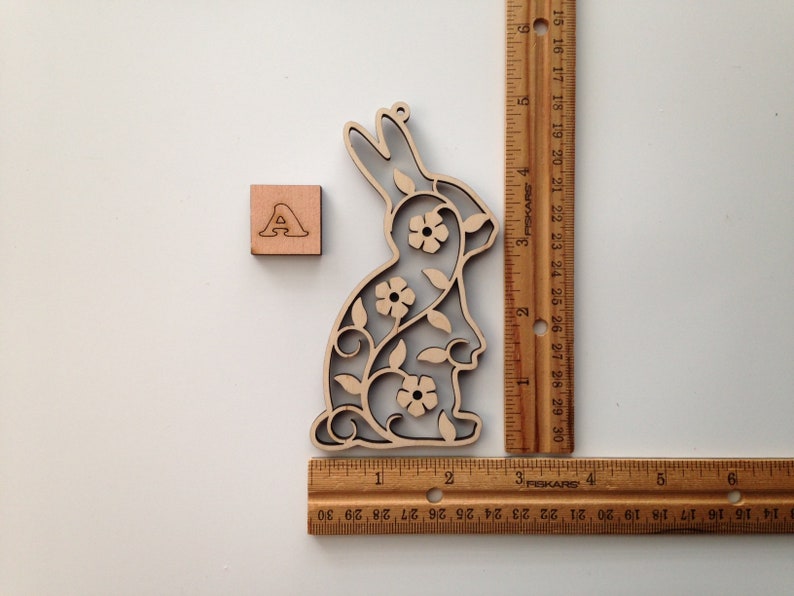 Wooden Bunny Rabbits 6 PIECES Laser Cut Unfinished DIY Wood Etsy