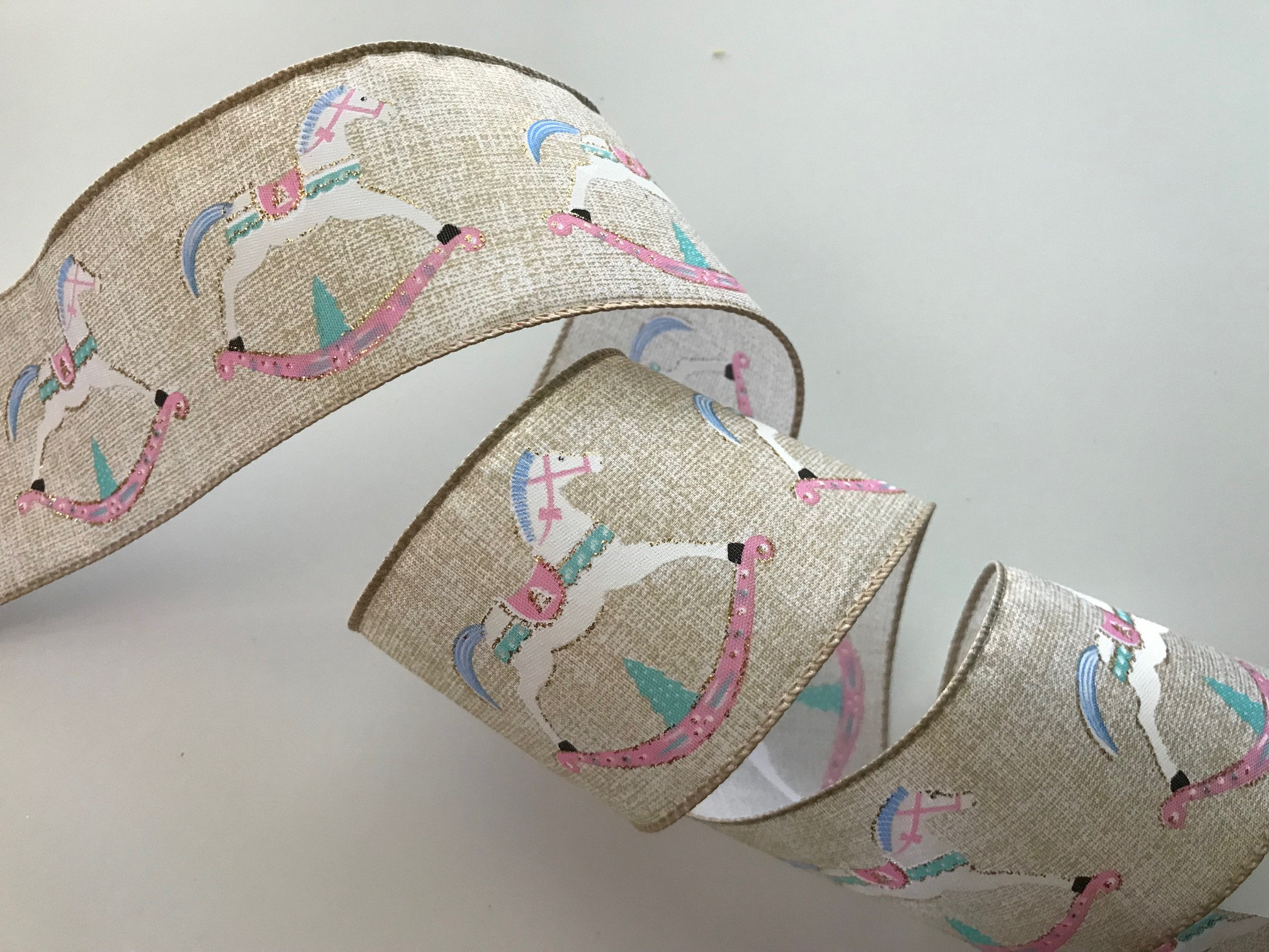 Linen Tape, Decorative Linen Ribbon, Natural Linen, Width: 10mm