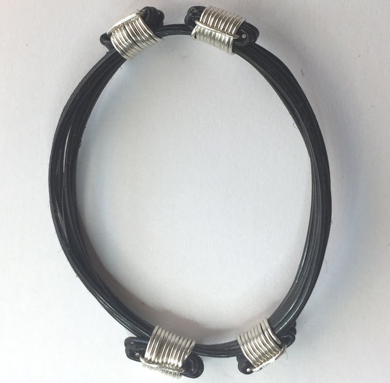 Sterling silver shop elephant hair bracelet