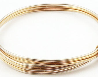 Combo silver & gold elephant hair bracelet