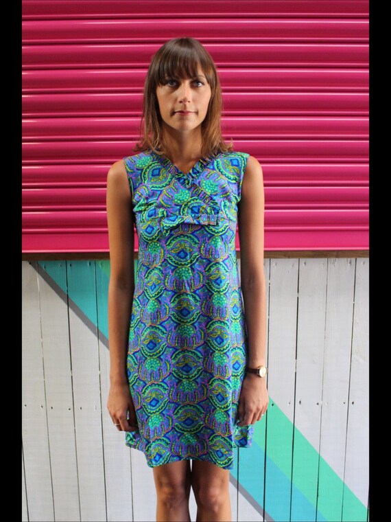 60's Mini psychedelic dress