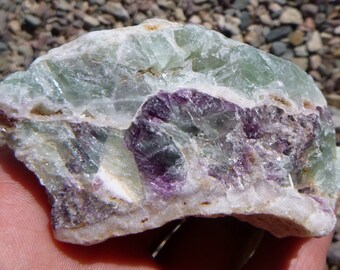 Large Purple Fluorite oval cabochon 49x32mm