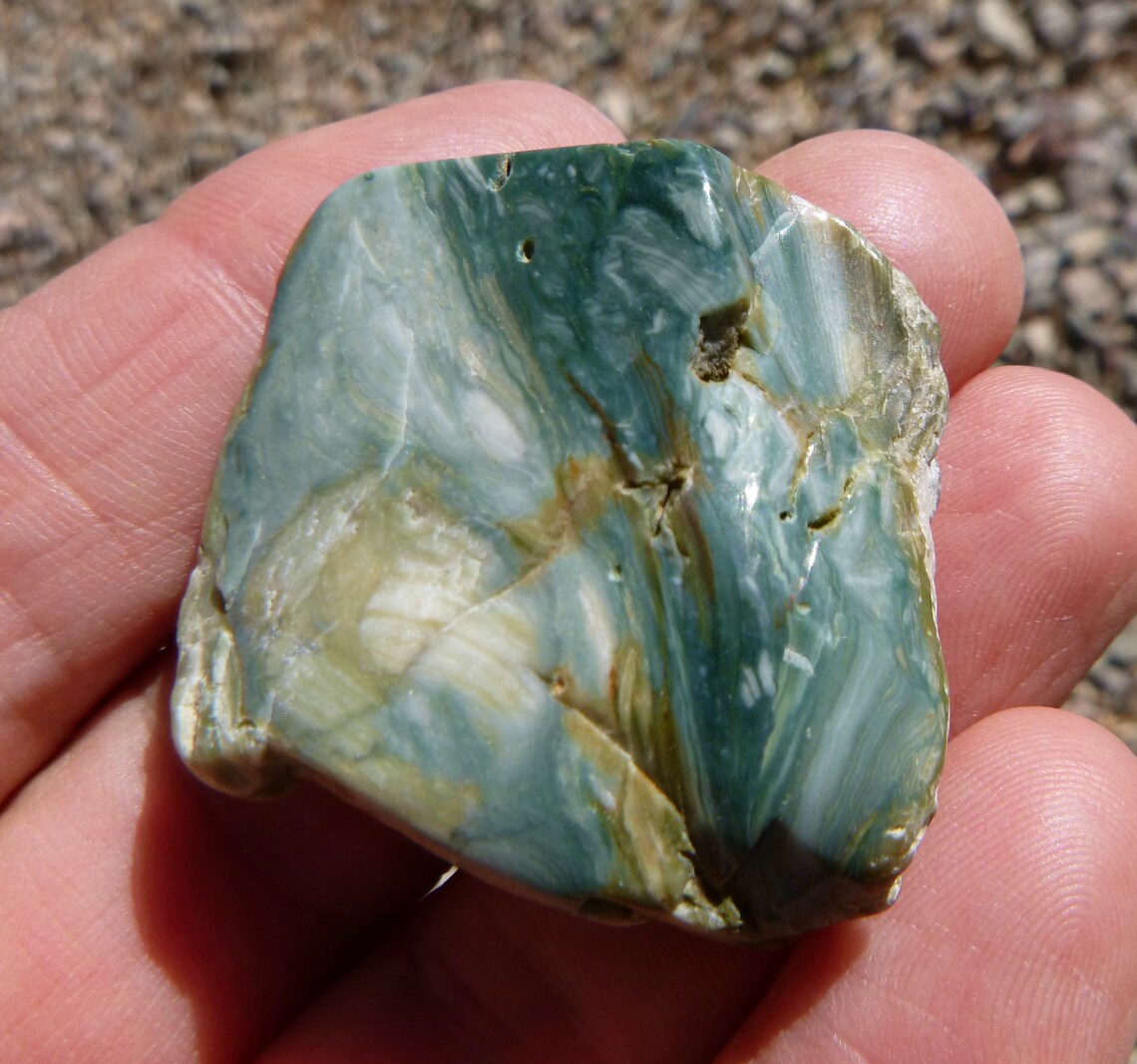 Larsonite Jasper Tumble Polished Display Specimen 35X35X10 Etsy