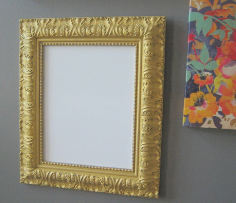 Gold Ornate Framed Dry Erase Whiteboard. Shabby Wedding Menu Etsy