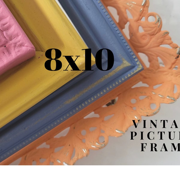 Vintage 8x10 Matted Wall Frame Etsy