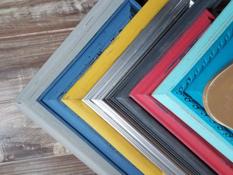 Outer Space Bedroom Custom Made Picture Frame Set Distressed-Nursery Vintage Ornate Gallery Wall Set Outer Space Decor Boy Room Decor