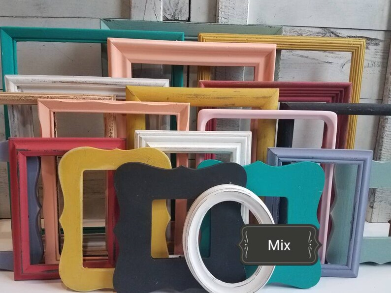 PICTURE FRAMES Custom Choose Your Colors Wedding Gallery Etsy