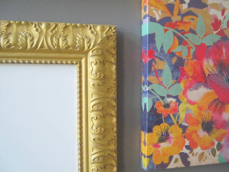 Gold Ornate Framed Dry Erase Whiteboard. Shabby Wedding Menu Etsy