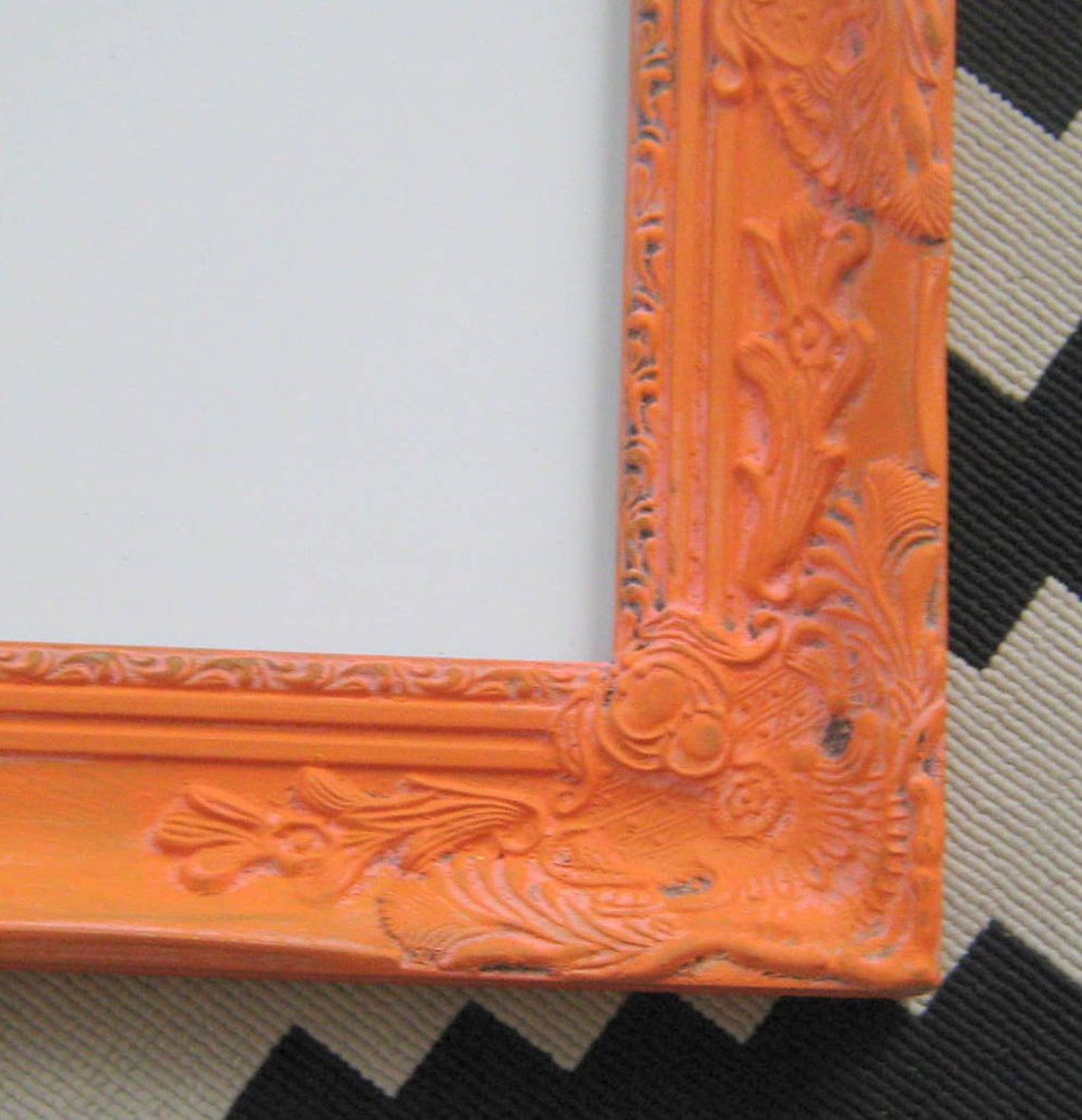 Pumpkin Orange Framed Dry Erase Board Ornate Whiteboard Wall | Etsy