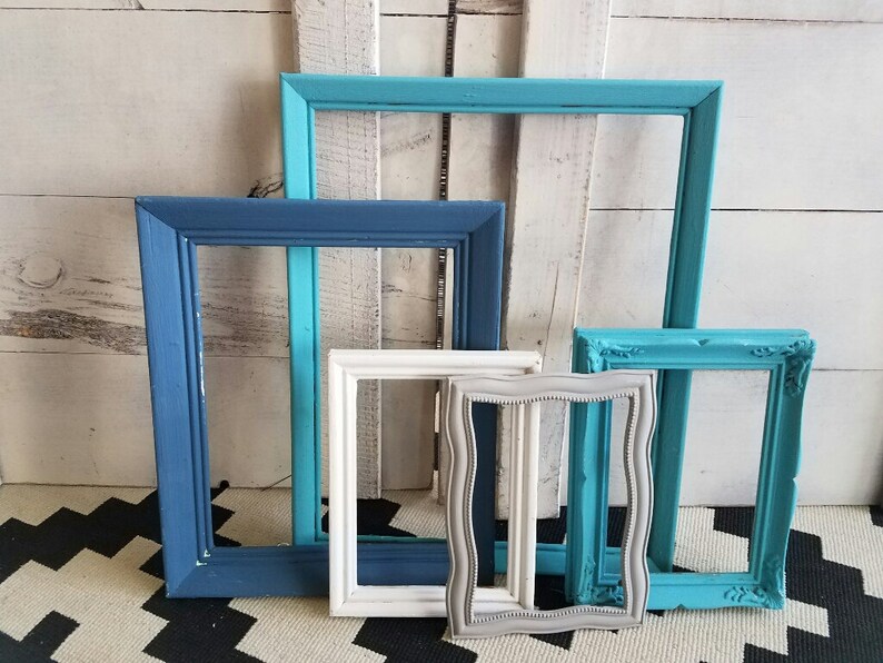 Lake House Picture Frame Set Hand Painted PHOTO FRAME Etsy