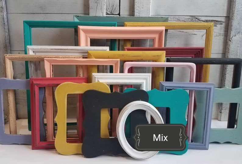 PICTURE FRAMES Custom Choose Your Colors Wedding Gallery Etsy