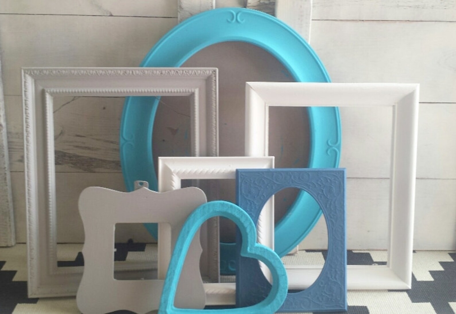 Lake House Picture Frame Set Hand Painted PHOTO FRAME Etsy