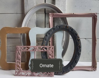 Victorian Romantic Farmhouse Gallery Wall Set, Stylish Feminine Bedroom Picture Frame Set, Dreamy Baby Girl Nursery Picture Frame, Princeton