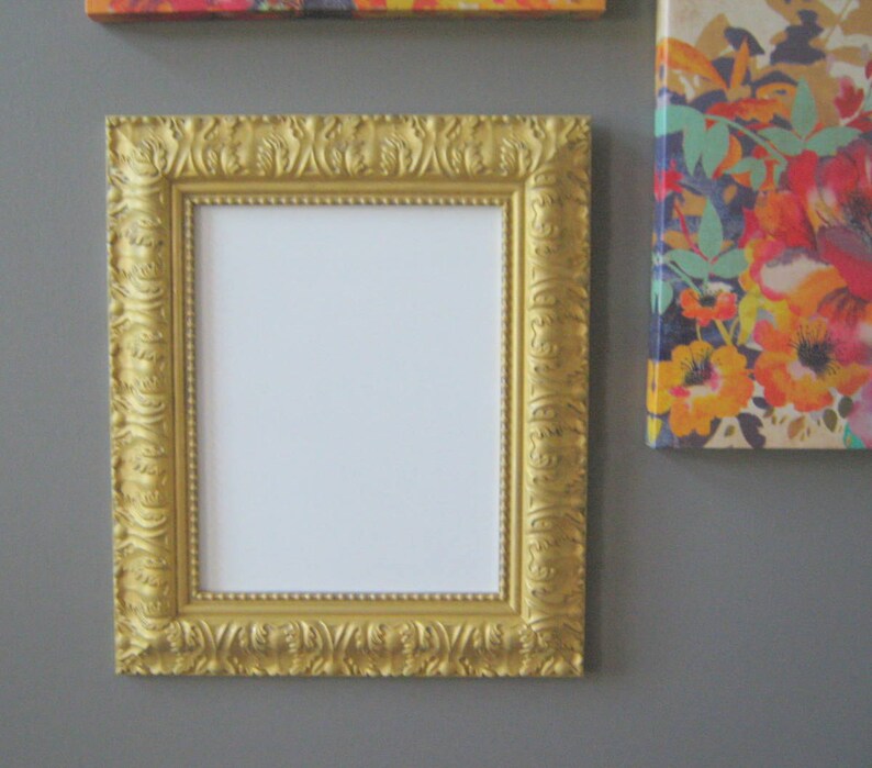 Gold Ornate Framed Dry Erase Whiteboard. Shabby Wedding Menu Etsy
