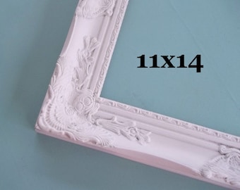 11x14 Hand Painted Baroque Frame, Open, Chalkboard, Dry erase board, Pinboard, or Magnetic board, Custom Victorian Picture Frame Photo Booth