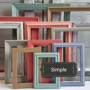 Assorted Desert Vibes Eclectic Gallery Wall Set for Entryway, Subtle Natural Picture Frames for Decoration in Home Office, 4x6-11x4, Venice