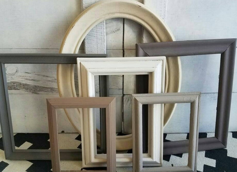 Farmhouse Picture Frame Set Custom Hand Picked Gallery Wall Etsy