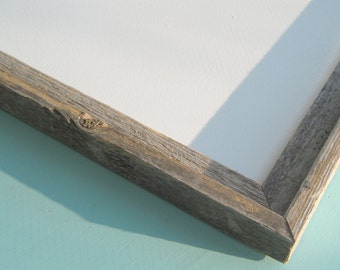 READY TO SHIP Rustic Framed Dry Erase Board Reclaimed Wood White Board Distressed Wood Industrial Custom Made Farmhouse Decor Memo Board