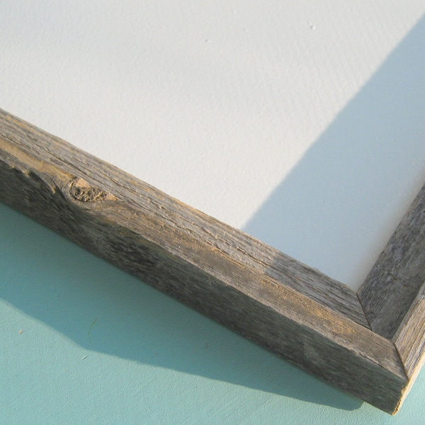 READY TO SHIP Rustic Framed Dry Erase Board Reclaimed Wood White Board Distressed Wood Industrial Custom Made Farmhouse Decor Memo Board