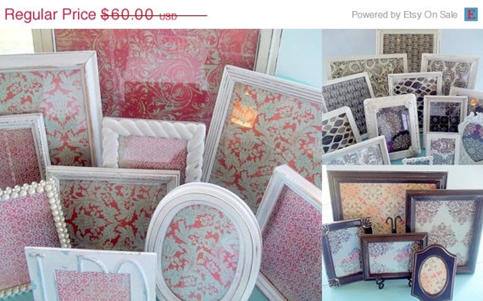 Custom Made Picture Frames Set of 5 Photo Frames Pick Your Etsy