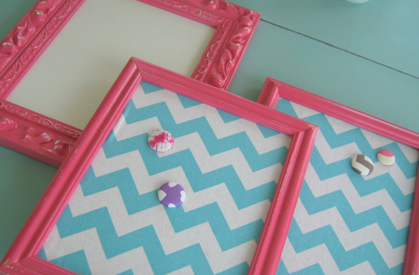Set of Three Pin Board Dry Erase Chalkboard or Etsy