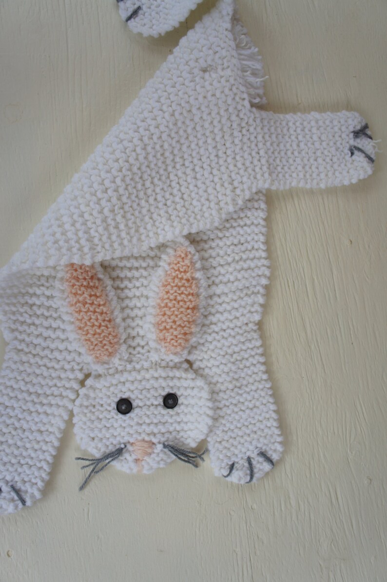 PDF Knitting Pattern Rabbit Bunny Rug Etsy