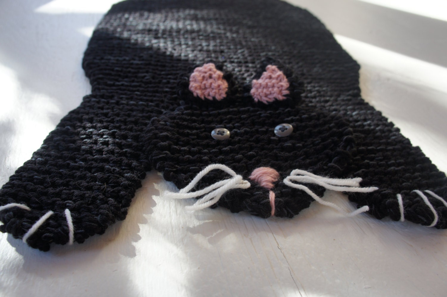 PDF KNITTING PATTERN Cat Rug Etsy