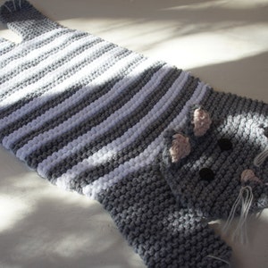 PDF KNITTING PATTERN Cat rug image 3