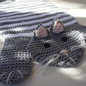 PDF KNITTING PATTERN Cat Rug - Etsy