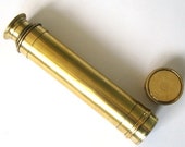 Antique 3 Draw Brass Telescope