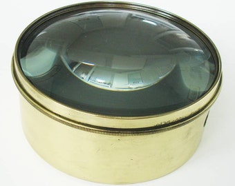 Large Antique Desk Top Magnifier