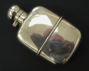 Silver Flask - Etsy