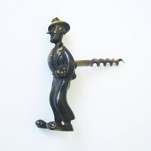 Sacacorchos vintage de Richard Rohac con forma de hombre (HF206)