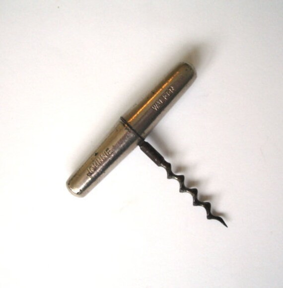 Vintage Jonnie Walker Whisky Pocket Roundlet Corkscrew | Pc143