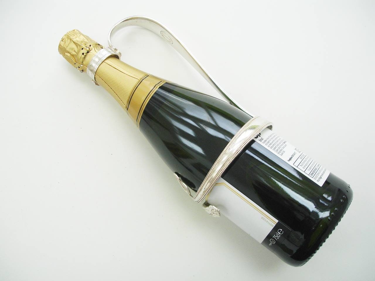 Antique Silver Plated Champagne Bottle Holder 1864 