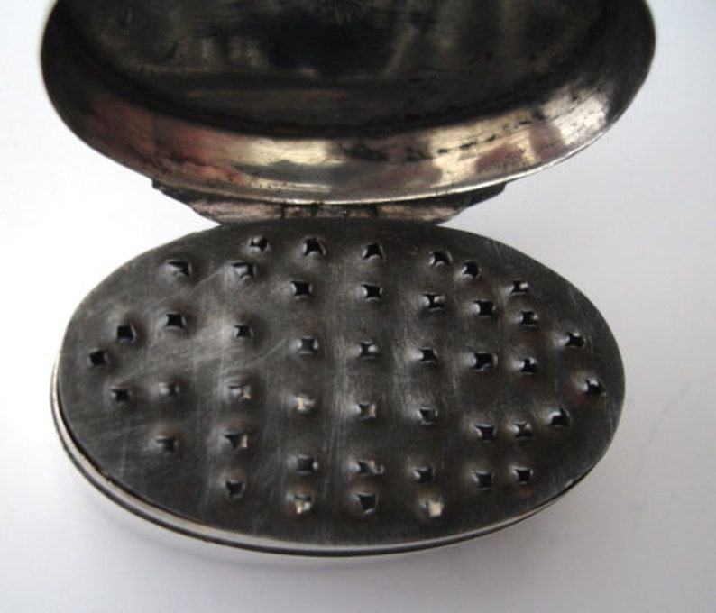 Antique Silver Nutmeg Grater 1800 Etsy UK