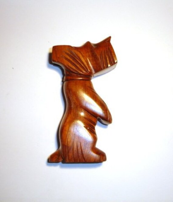 Vintage Wooden Doggie Corkscrew | An241