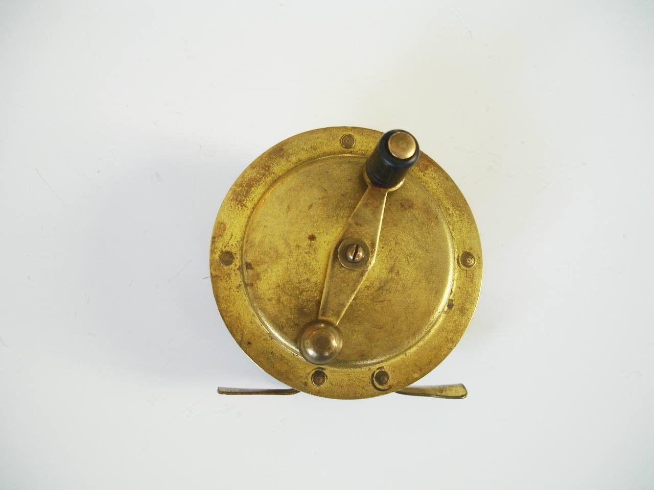 Antique Brass Millbro Fishing Reel -  India