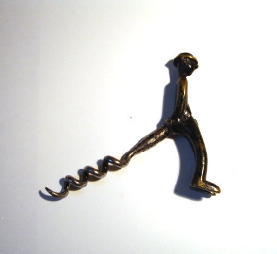 Vintage Sitting Man Corkscrew | Fg26