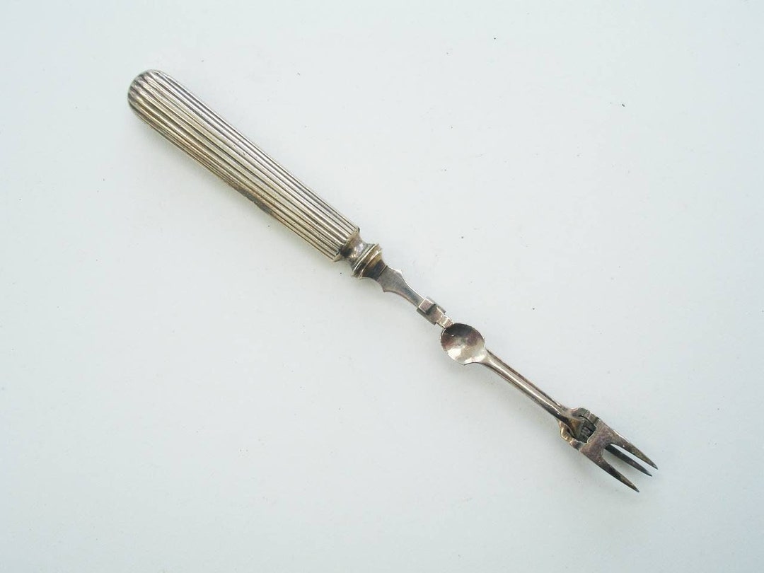 Antique Plated Mechanical Pickle Fork - J.M.WAGE'S PATENT - Etsy