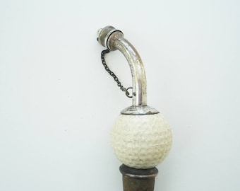 Vintage Golf Ball Bottle Pourer (ST48)