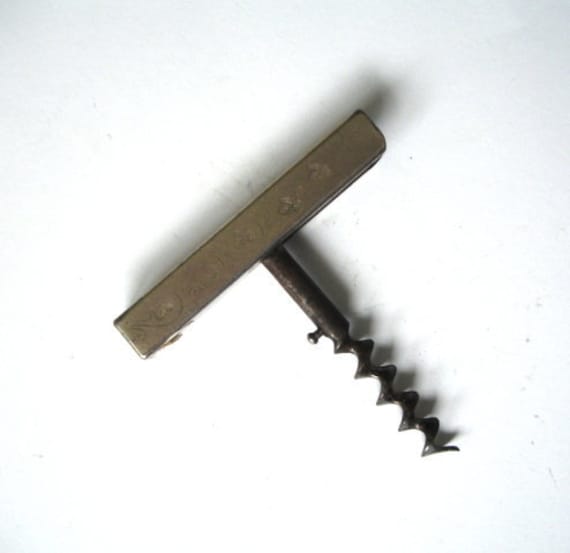 Antique Allemand Pocket Corkscrew | Ge73