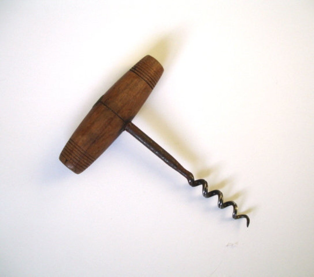 Wood Tee Corkscrew (IN11) - Etsy