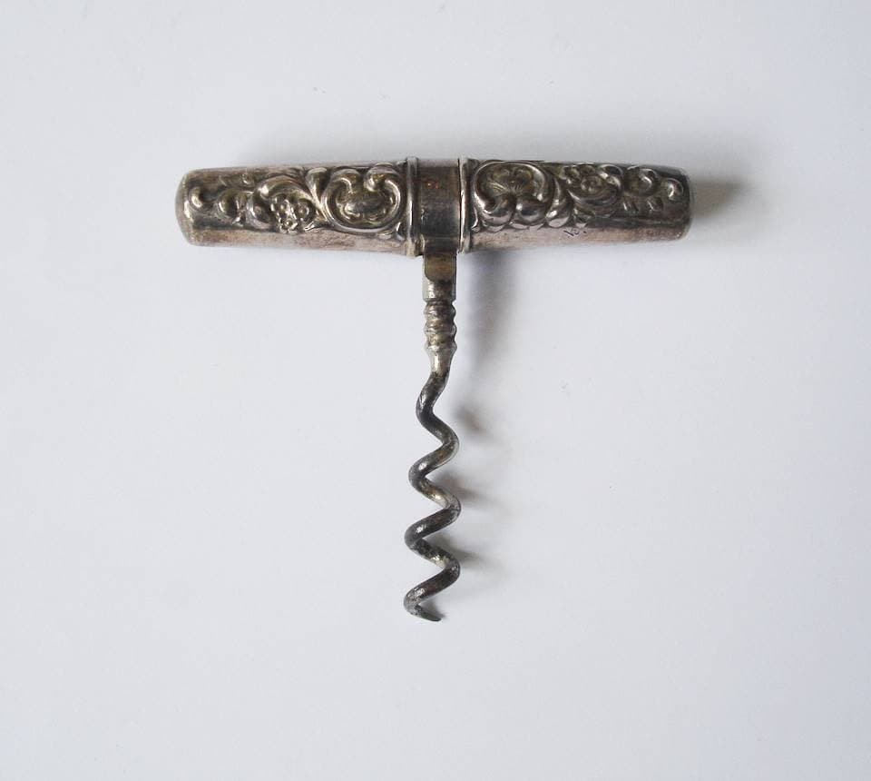 Antique Silver Roundlet Corkscrew | Sl47