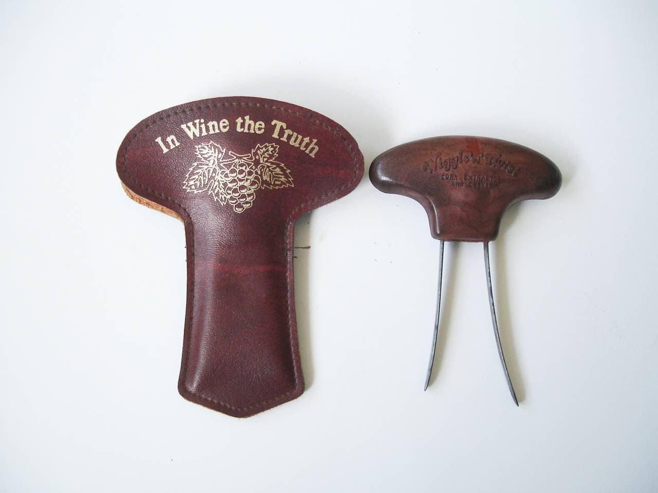 Vintage Wiggle &twist Corkscrew Extracteur | Pu86